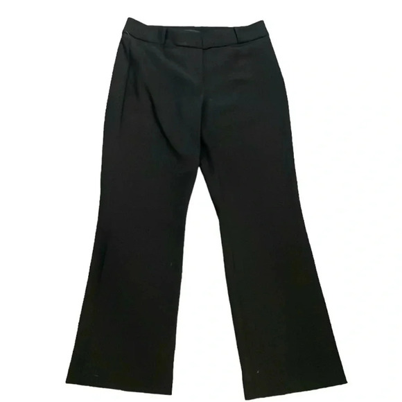 Talbots Curvy fit Flare pant trousers Black Women’s size 8 Business casual - Picture 2 of 14